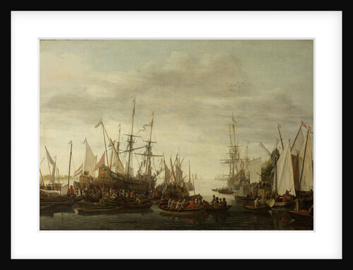 The Keelhauling of the Ship’s Surgeon of Admiral Jan van Nes by Lieve Pietersz. Verschuier