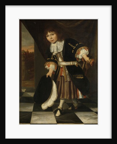 Portrait of a Boy, called The Young Son of Admiral van Nes, The Admiral's Son by François Verwilt