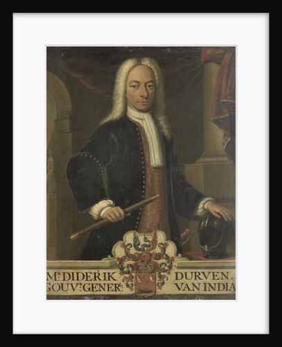 Portrait of Diederik van Durven, Governor-General of the Dutch East Indies by Hendrik van den Bosch