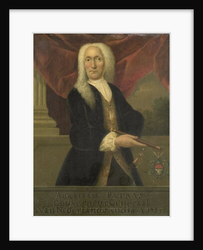 Portrait of Abraham Patras, Governor-General of the Dutch East India Company by Theodorus Justinus Rheen