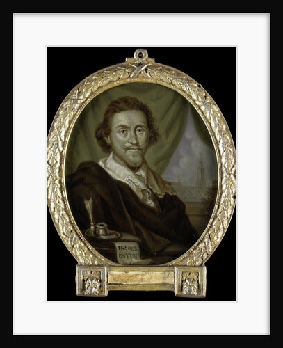 Portrait of Adriaen Pietersz van de Venne, Painter and Poet by Arnoud van Halen