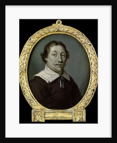 Portrait of Jan van der Veen, Pharmacist and Poet in Deventer The Netherlands by Arnoud van Halen