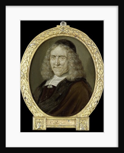 Portrait of Willem Jacobsz van Heemskerck, Poet and Engraver on Glass by Arnoud van Halen