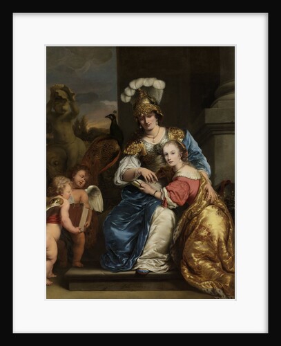 Margarita Trip as Minerva, Instructing her Sister Anna Maria Trip by Ferdinand Bol