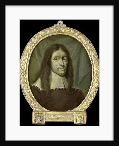 Portrait of Simon Abbes Gabbema, Historian of Friesland in Leeuwarden The Netherlands by Arnoud van Halen
