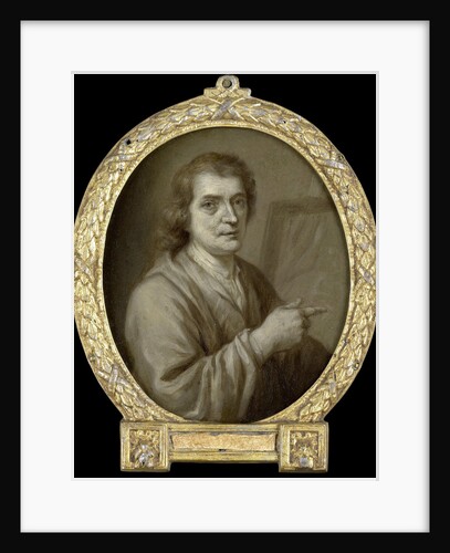 Portrait of Joost van Geel, Painter and Poet in Rotterdam The Netherlands by Jan Maurits Quinkhard