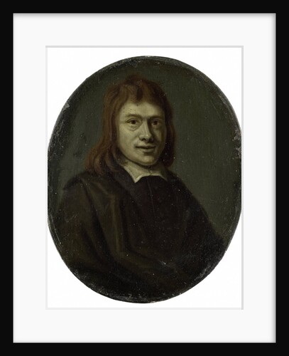 Portrait of Frans van Hoogstraten, Poet and Bookseller in Rotterdam and Dordrecht The Netherlands by Arnoud van Halen