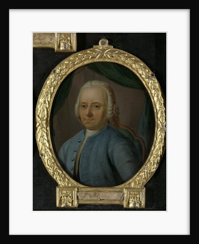 Portrait of Joannes Badon, Poet from Vlaardingen The Netherlands by Nicolaas Reyers