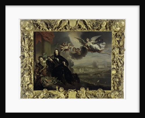 Apotheosis of Cornelis de Witt, with the Fleet on its way to Chatham in the background by Jan de Baen