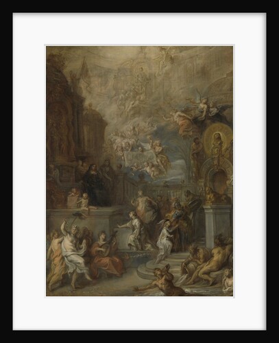 Allegory of the Farewell of William III from Amalia van Solms following the transfer of Regency to the States General by Theodoor van Thulden