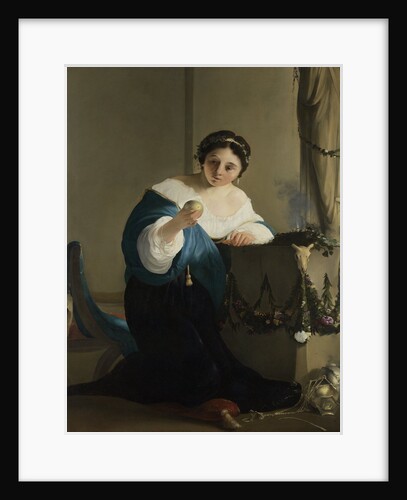 Cydippe with the Apple of Acontius by Paulus Bor