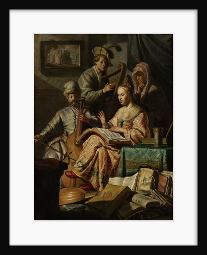 Musical Company by Rembrandt Harmensz. van Rijn