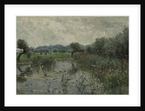 In the floodplains of the IJssel, The Netherlands, Willem Roelofs by I