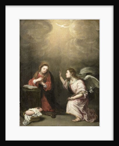 Annunciation to the Virgin by Follower of Bartolomé Esteban Murillo