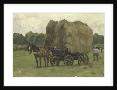 Hay wagon by Nicolaas Bastert