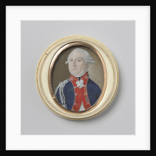 Portrait of an officer, presumably R.T. van Kruissen by Simon Schaasberg