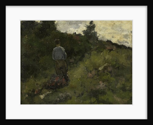 Farmer at a forest edge, 1889 by Richard Roland Holst