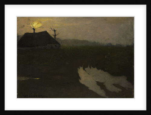 Evening landscape with moon, 1891 by Richard Roland Holst