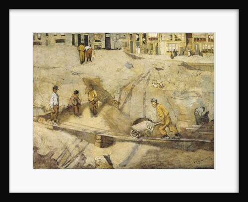 Sand excavation in Amsterdam by Richard Roland Holst