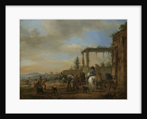 The Riding School by Philips Wouwerman