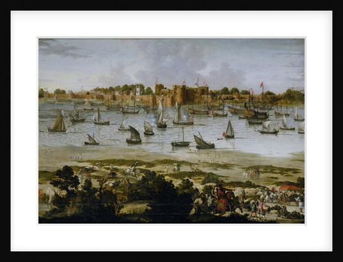 View of the Harbor of Surat in Gujarat India by Anonymous