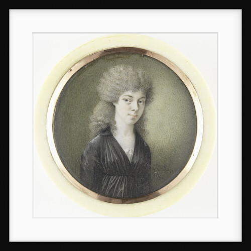 Portrait of a woman by Gijsbertus Johannus van den Berg