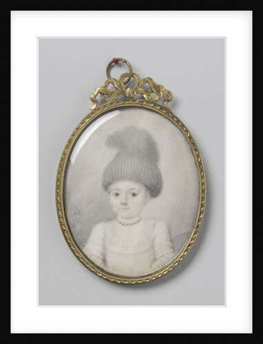 Portrait of a girl with a hat by Joseph Marinkelle
