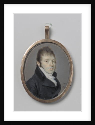 Portrait of a man by Leonardus Temminck