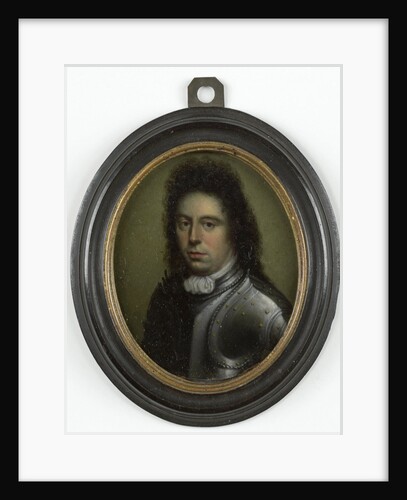 Portrait of an officer, Monogrammist PP by Schilder