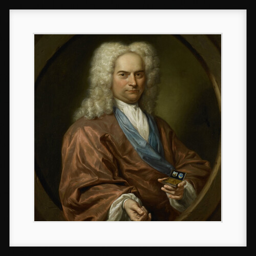 Portrait of David Leeuw, Mennonite Cloth and Dry Goods Merchant by Jan Maurits Quinkhard