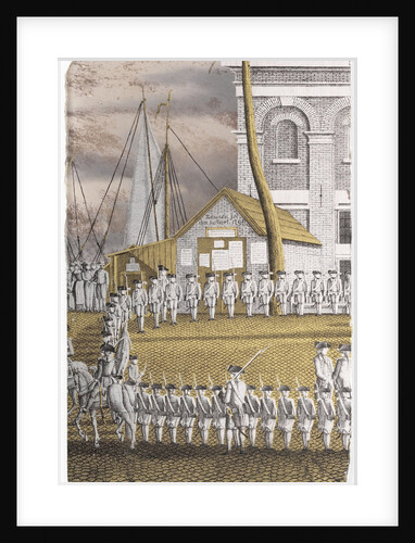 Cadets Lined up in front of the Het Zeerecht Building in Amsterdam, The Netherlands by Jonas Zeuner