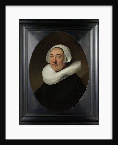 Portrair of Haesje Jacobsdr van Cleyburg by Rembrandt Harmensz. van Rijn