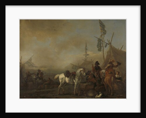 The Camp by Philips Wouwerman