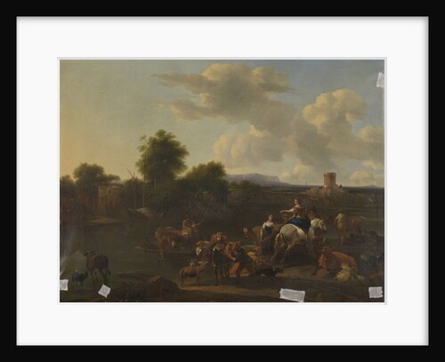 Ferry Boat by Nicolaes Pietersz. Berchem
