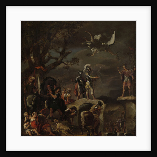 Peace Negotiations between Claudius Civilis and Cerealis on the Demolished Bridge by Ferdinand Bol