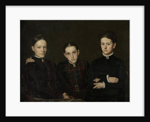 Portrait of Cornelia, Clara and Johanna Veth by Jan Veth