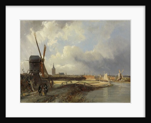 View of The Hague by Cornelis Springer