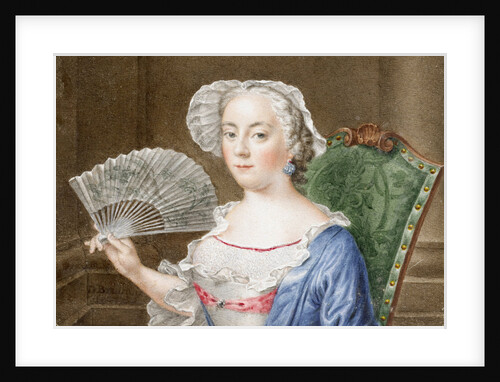 Portrait of a Lady with a Fan by Daniël Bruyninx