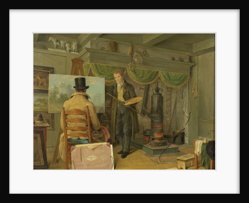 The Artist at his Studio by Anthony Oberman