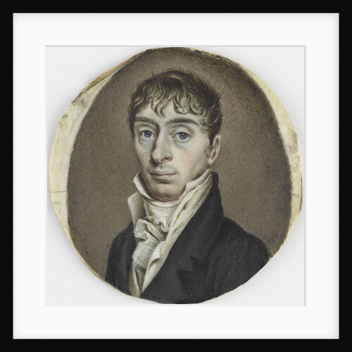 Portrait of a unknown man by Hendrik Willem Caspari