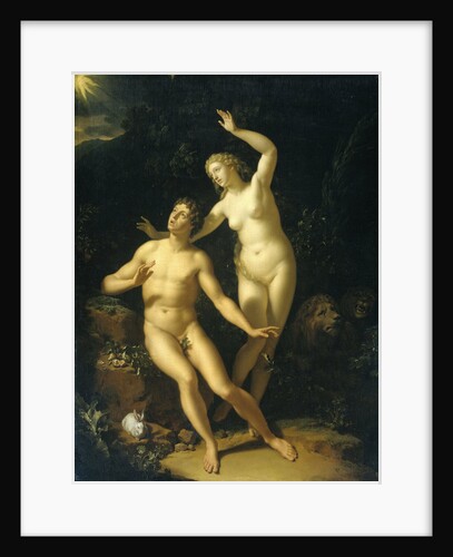 God Holds Adam and Eve Responsible by Adriaen van der Werff