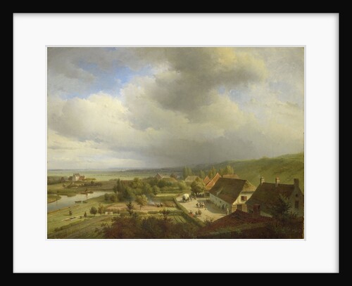Hilly Landscape near Wageningen, The Netherlands by Abraham Johannes Couwenberg