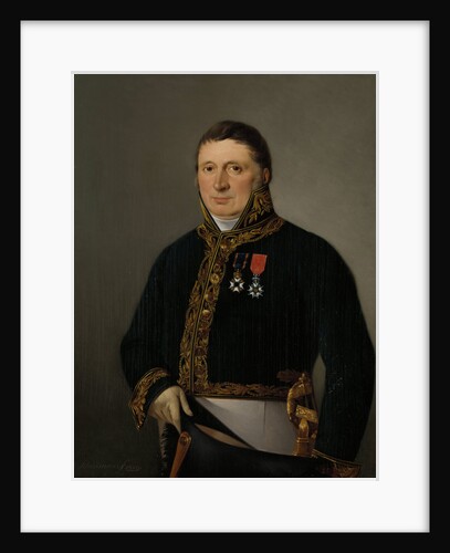 Portrait of Inspector-General A.F. Goudriaan by Izaak Schouman