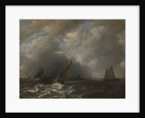 Storm on the Meuse River by Hendrick Martensz. Sorgh
