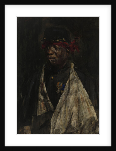 Portrait of a Wounded KNIL Soldier by Isaac Israels