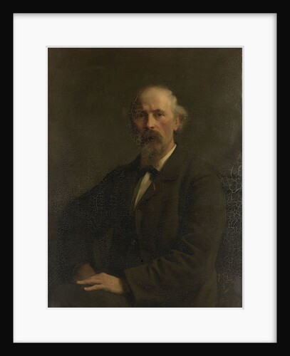 Portrait of Pieter Stortenbeker, 1828-1898, painter by Pieter de Josselin de Jong