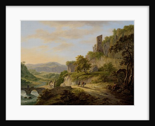 View on Civita Castellanain the province of Viterbo, Italy by Daniël Dupré