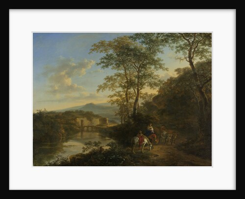 Italian Landscape with the Milvian Bridge by Jan Both
