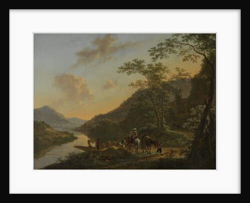 Italian Landscape with Ferry by Jan Both