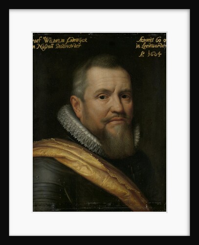 Portrait of Count William-Louis of Nassau, nicknamed Our Father in West Frisian by Workshop of Michiel Jansz van Mierevelt